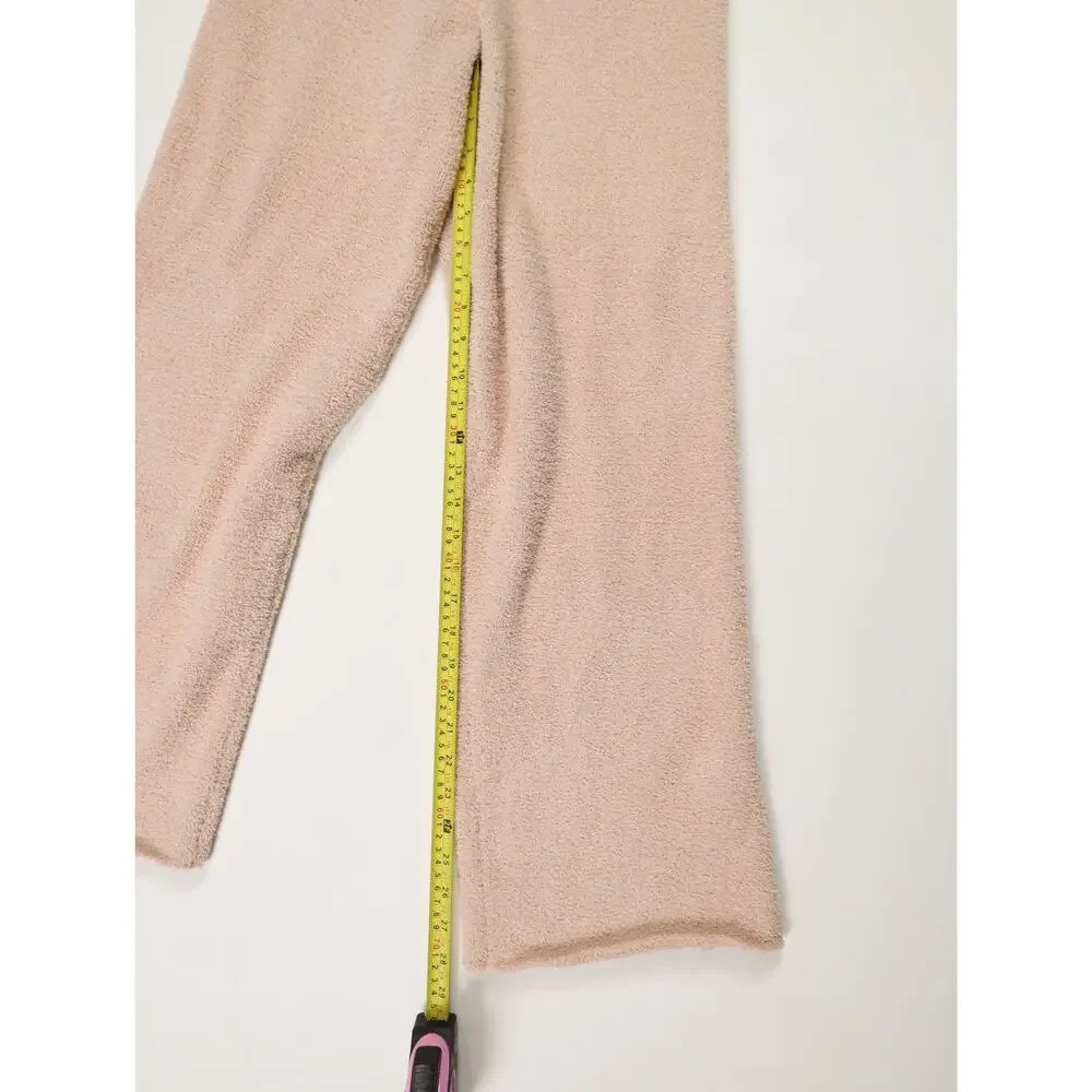 UGG Sherpa Fluff Hoodie & Wide Leg Lounge Set Pink Cozy Luxe Matching Set S
